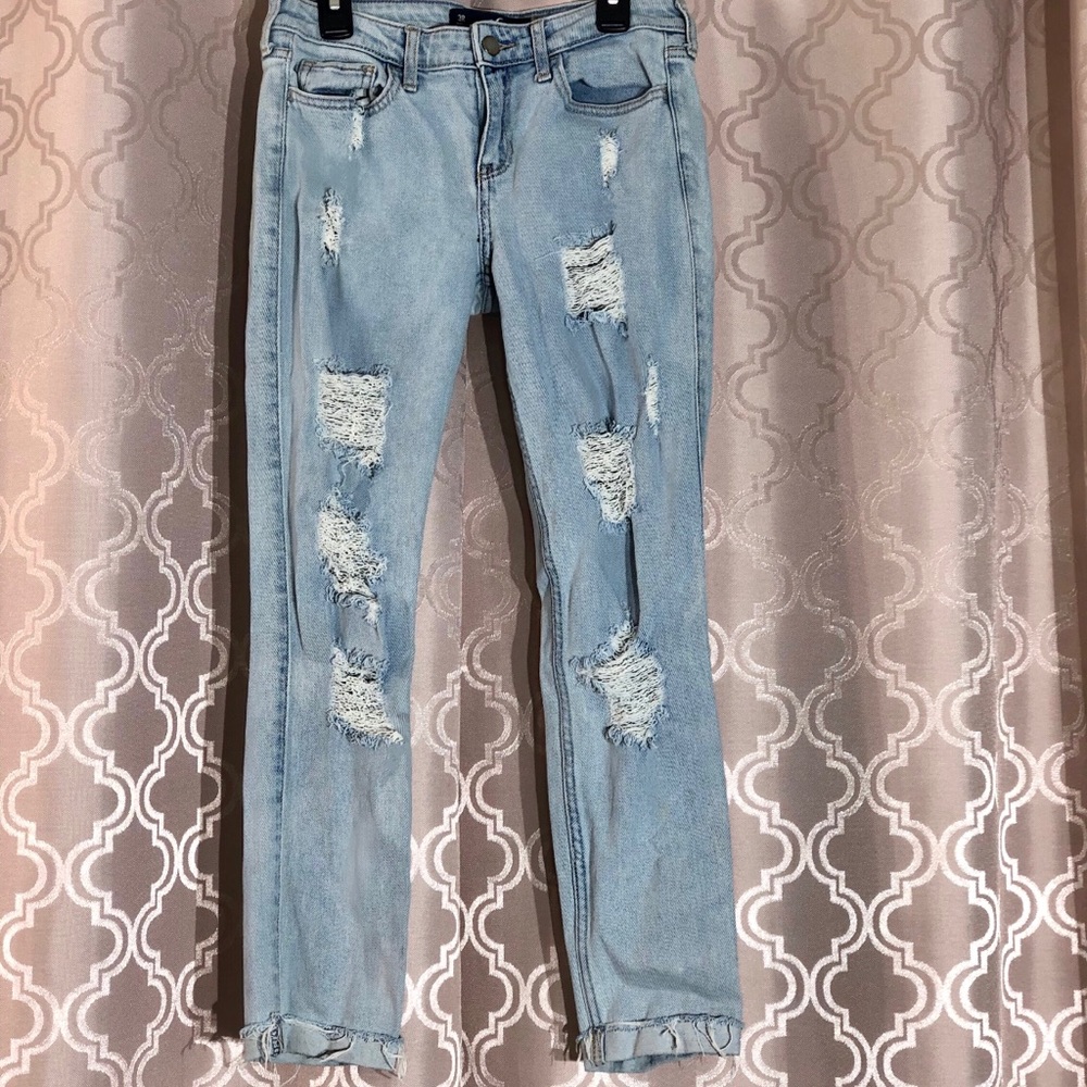 Light Blue “Mom” Jeans.